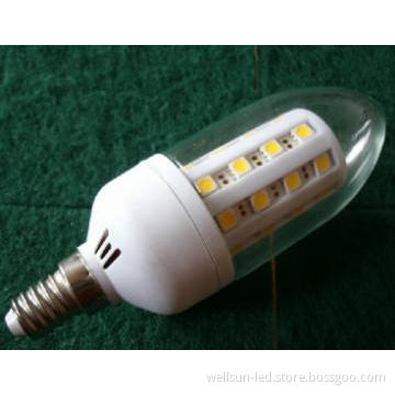 6.5W 5050 SMD corn light Plastic with glass cover